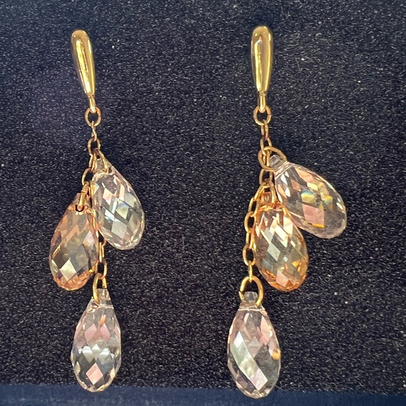 Swarovski Lagoon Pierced Earrings - Picture 3 of 5